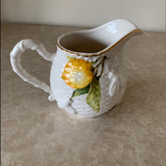 Grace Teaware Lemon Butterfly Bees Creamer & Sugar Bowl Set - Picture 2 of 9